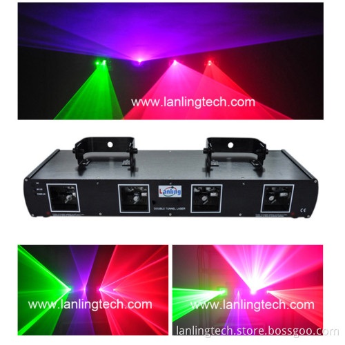 4 Head 4 Color Disco Laser Light Stage Lighting L2609